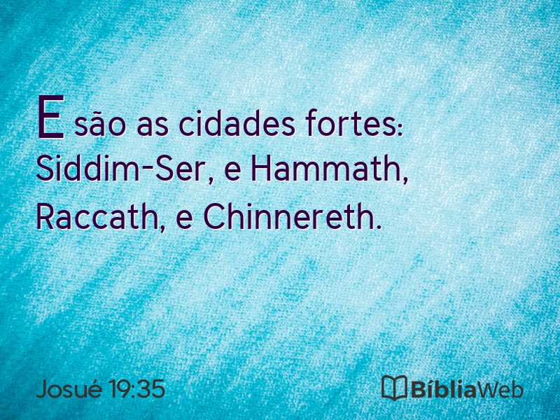 Josué 19:35 em imagem para compartilhar