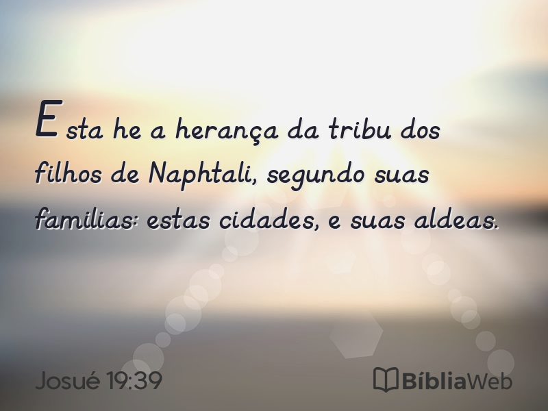 Josué 19:39 em imagem para compartilhar
