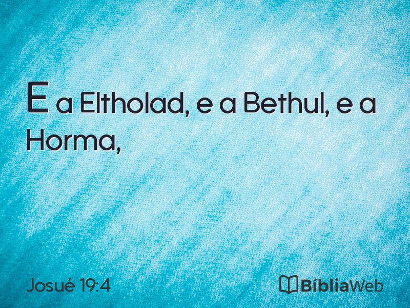 Josué 19:4 em imagem para compartilhar