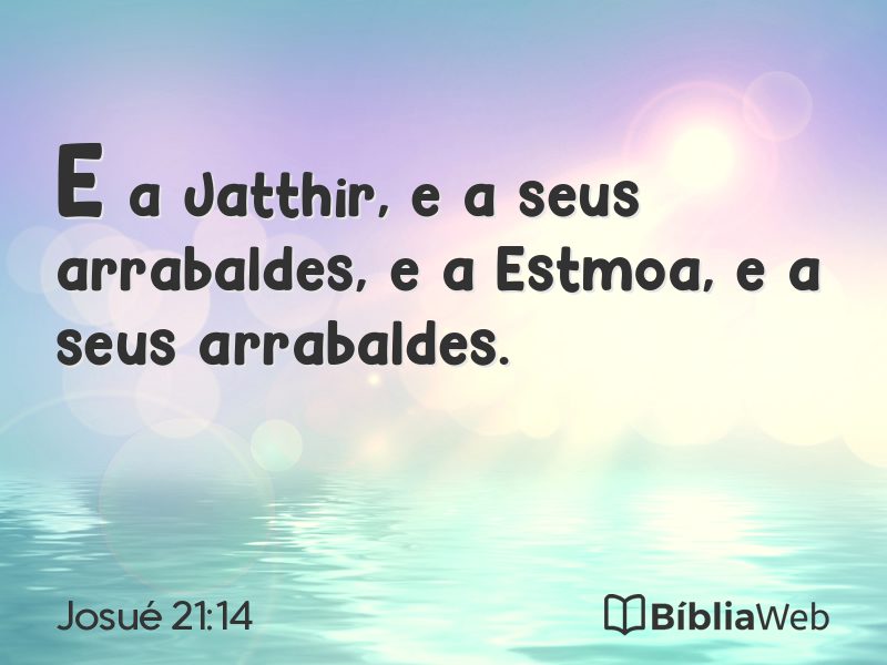 Josué 21:14 em imagem para compartilhar