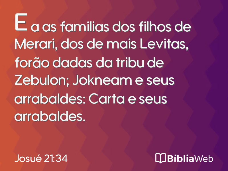 Josué 21:34 em imagem para compartilhar