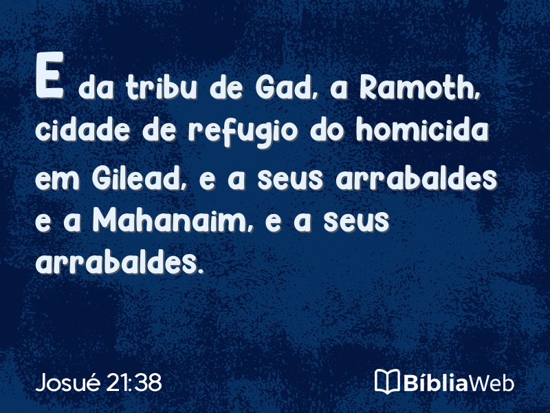 Josué 21:38 em imagem para compartilhar