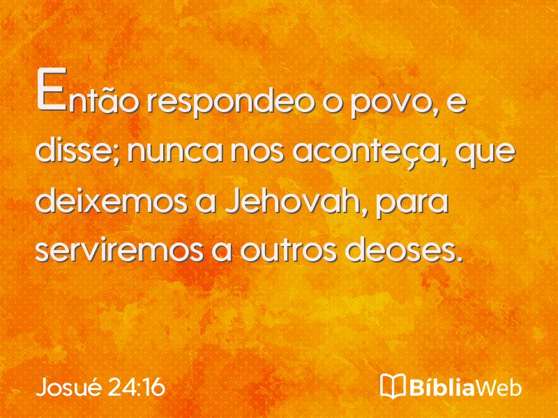 Josué 24:16 em imagem para compartilhar