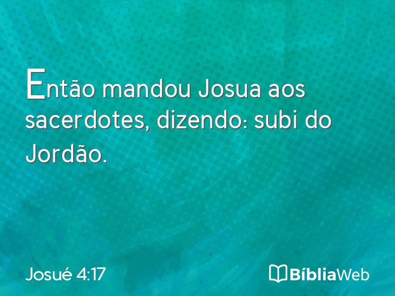 Josué 4:17 em imagem para compartilhar