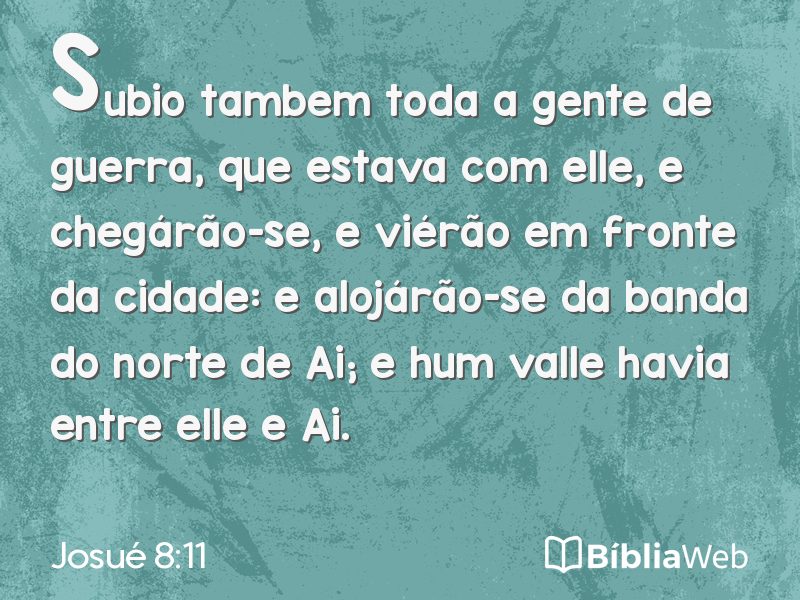 Josué 8:11 em imagem para compartilhar