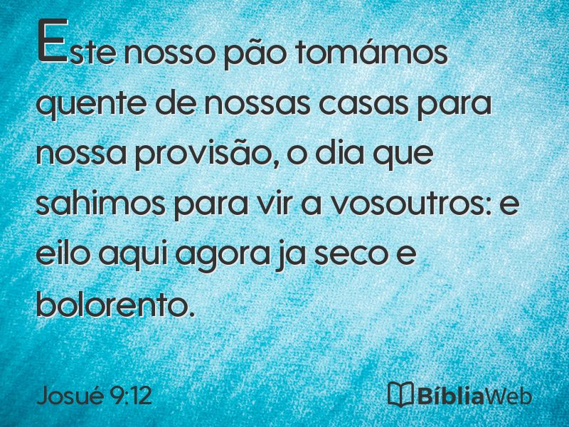 Josué 9:12 em imagem para compartilhar