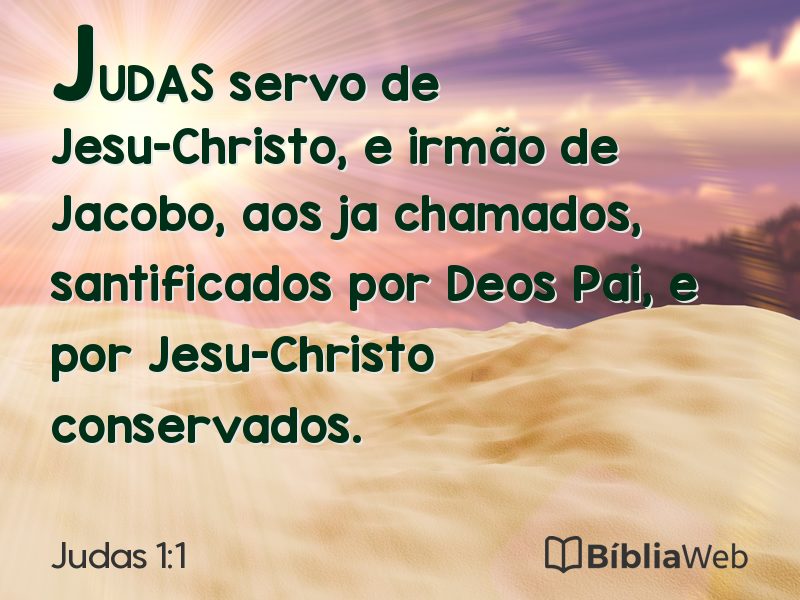 Judas 1:1 em imagem para compartilhar