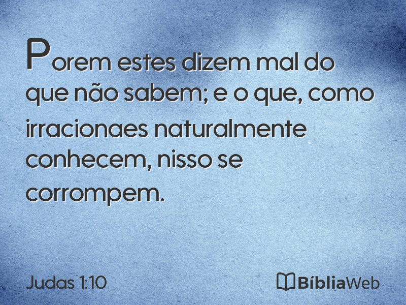 Judas 1:10 em imagem para compartilhar