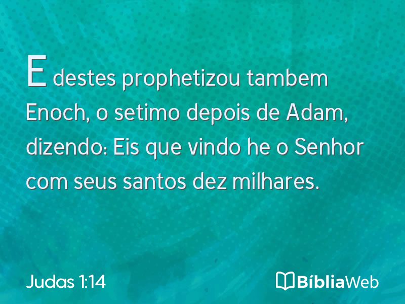 Judas 1:14 em imagem para compartilhar