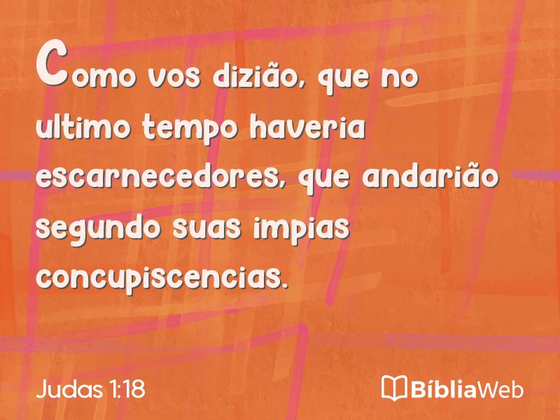 Judas 1:18 em imagem para compartilhar