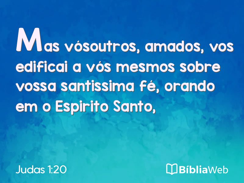 Judas 1:20 em imagem para compartilhar