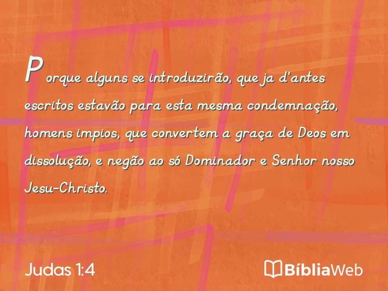 Judas 1:4 em imagem para compartilhar