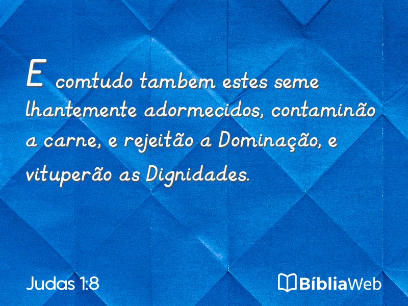 Judas 1:8 em imagem para compartilhar