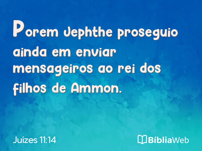 Juízes 11:14 em imagem para compartilhar