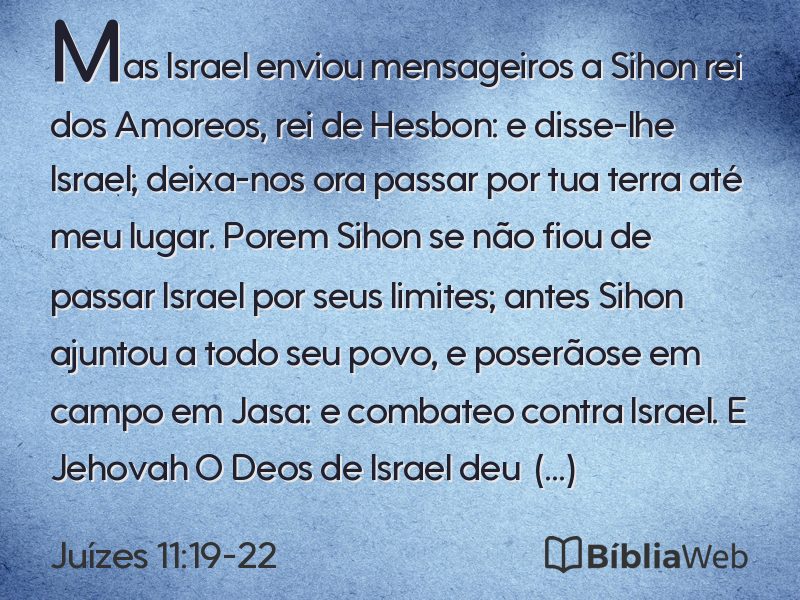 Juízes 11:19-22 em imagem para compartilhar