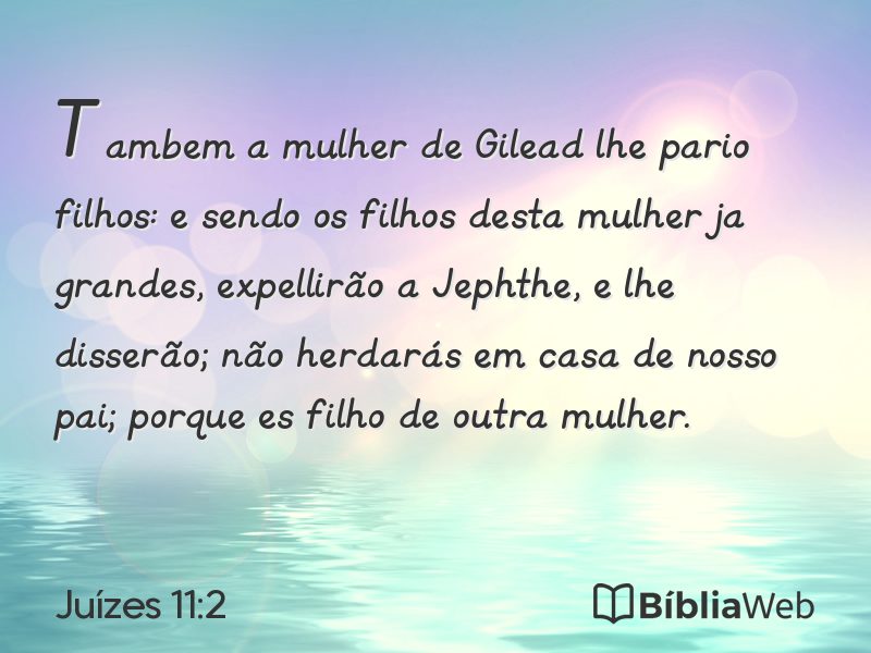 Juízes 11:2 em imagem para compartilhar