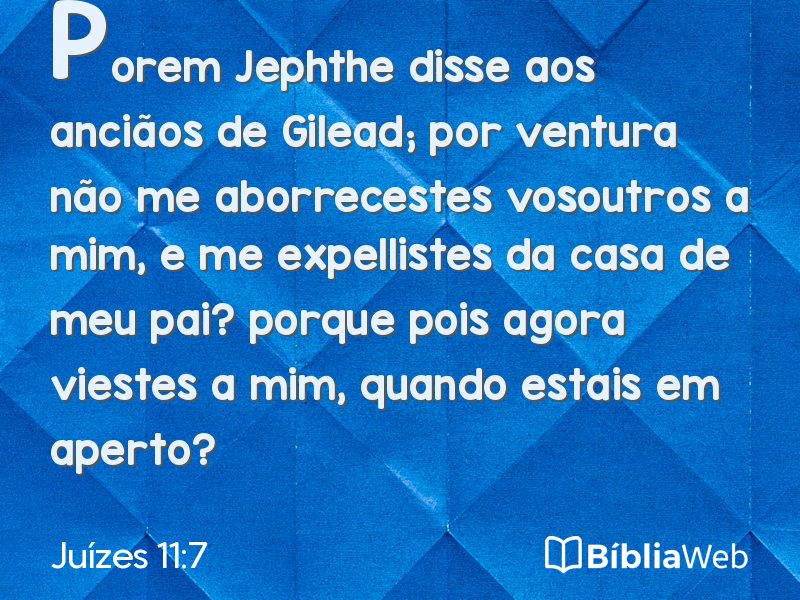Juízes 11:7 em imagem para compartilhar