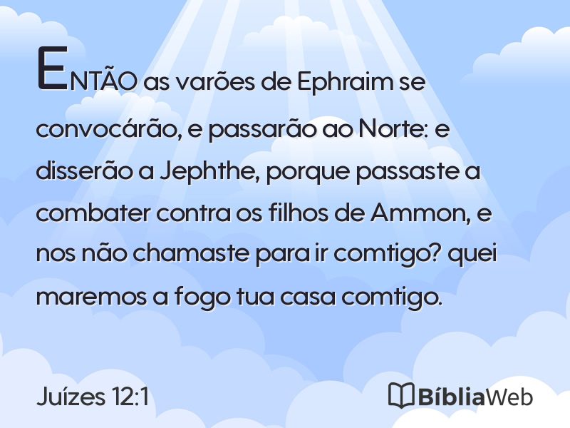 Juízes 12:1 em imagem para compartilhar