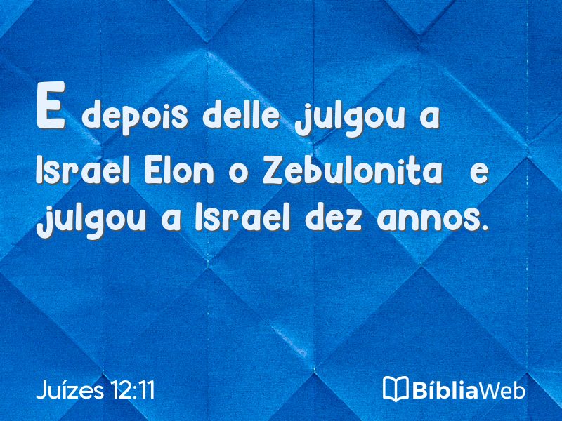Juízes 12:11 em imagem para compartilhar