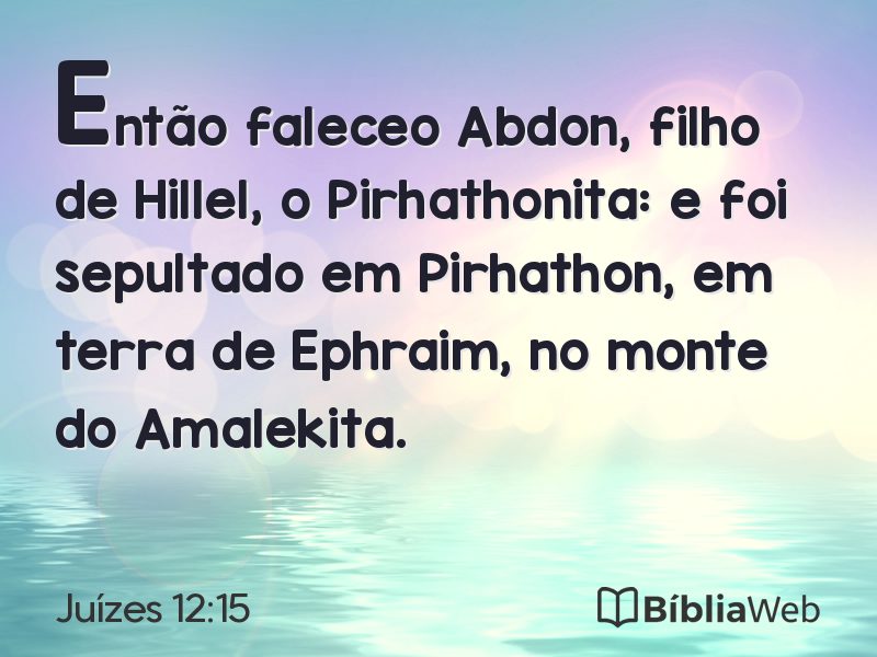 Juízes 12:15 em imagem para compartilhar