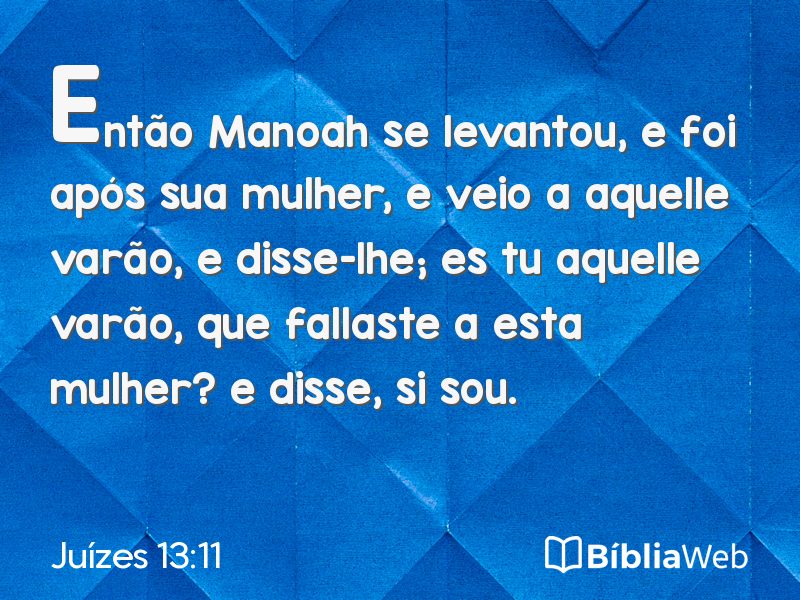 Juízes 13:11 em imagem para compartilhar