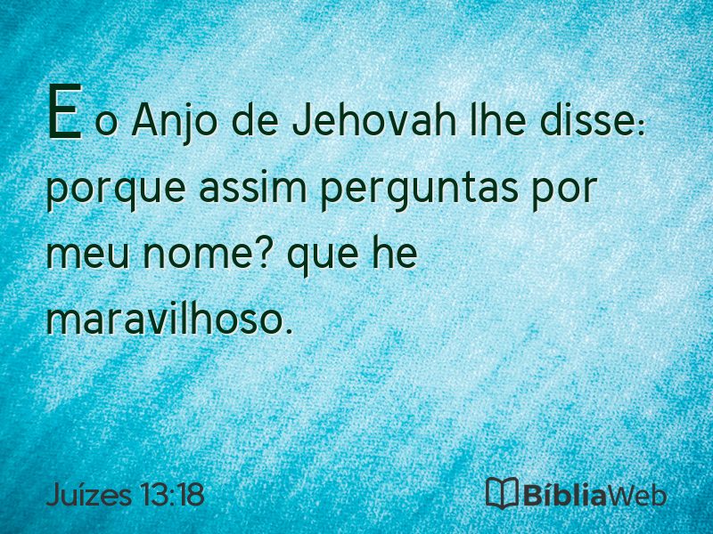Juízes 13:18 em imagem para compartilhar