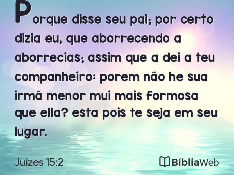 Juízes 15:2 em imagem para compartilhar