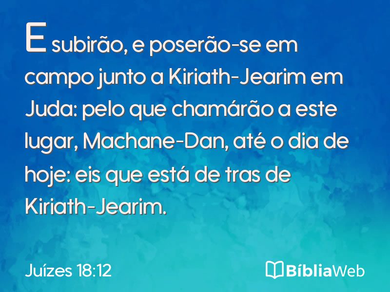 Juízes 18:12 em imagem para compartilhar