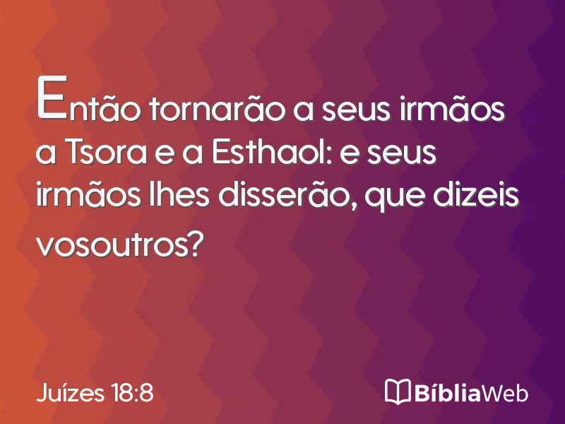 Juízes 18:8 em imagem para compartilhar