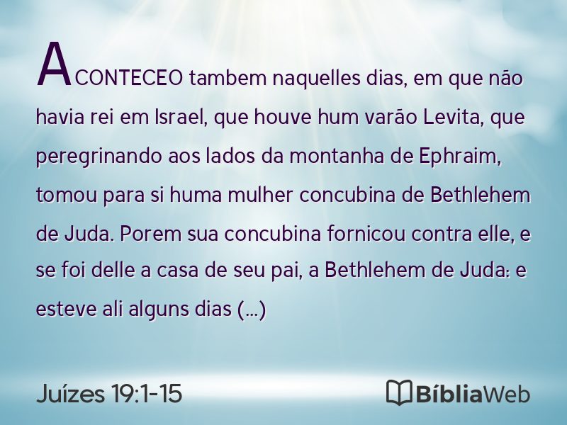 Juízes 19:1-15 em imagem para compartilhar