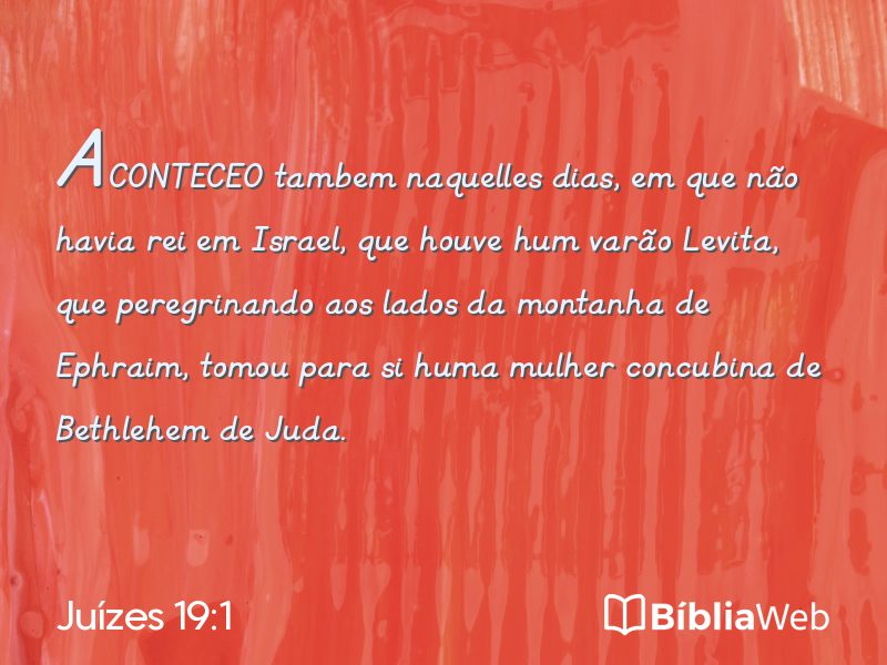 Juízes 19:1 em imagem para compartilhar