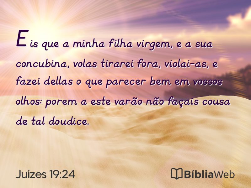 Juízes 19:24 em imagem para compartilhar