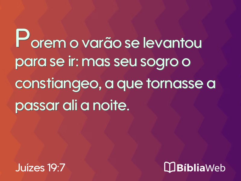Juízes 19:7 em imagem para compartilhar