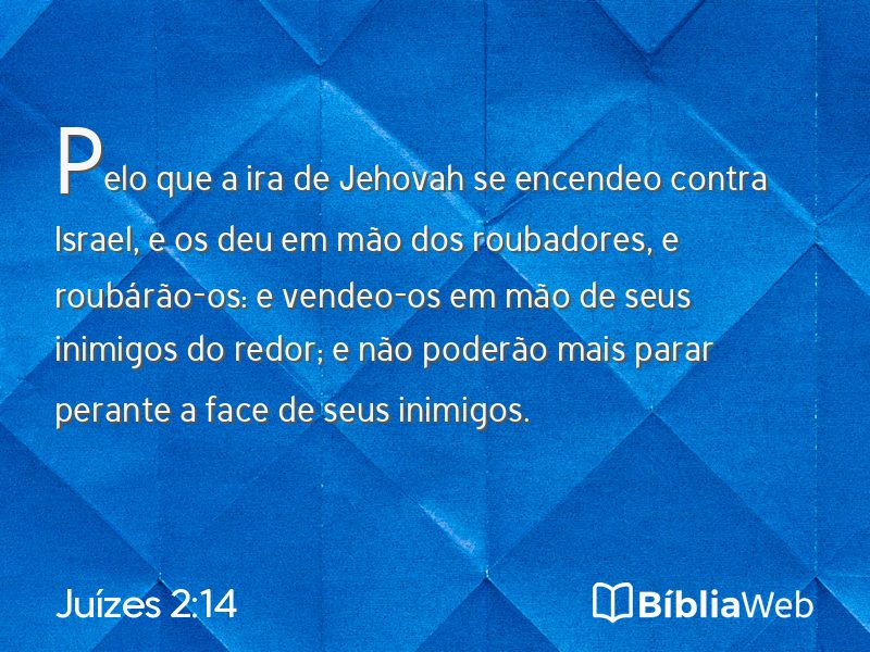 Juízes 2:14 em imagem para compartilhar