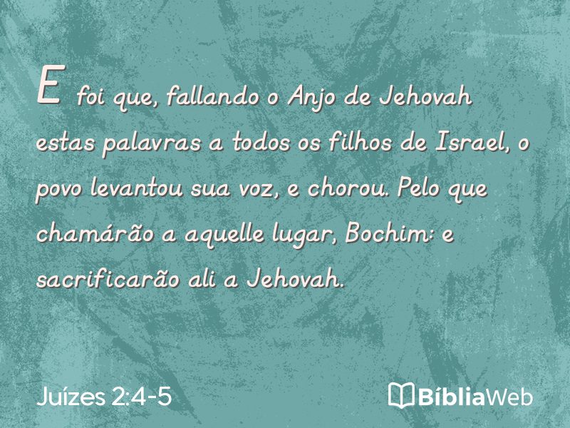 Juízes 2:4-5 em imagem para compartilhar