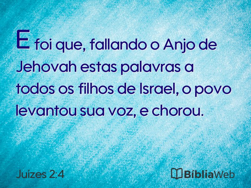 Juízes 2:4 em imagem para compartilhar