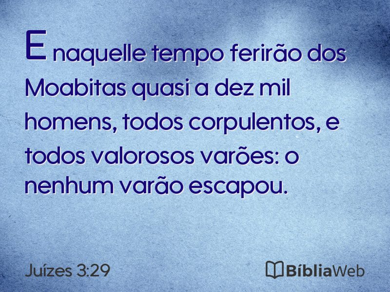 Juízes 3:29 em imagem para compartilhar