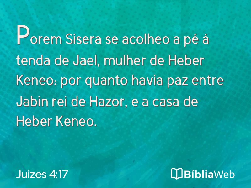 Juízes 4:17 em imagem para compartilhar