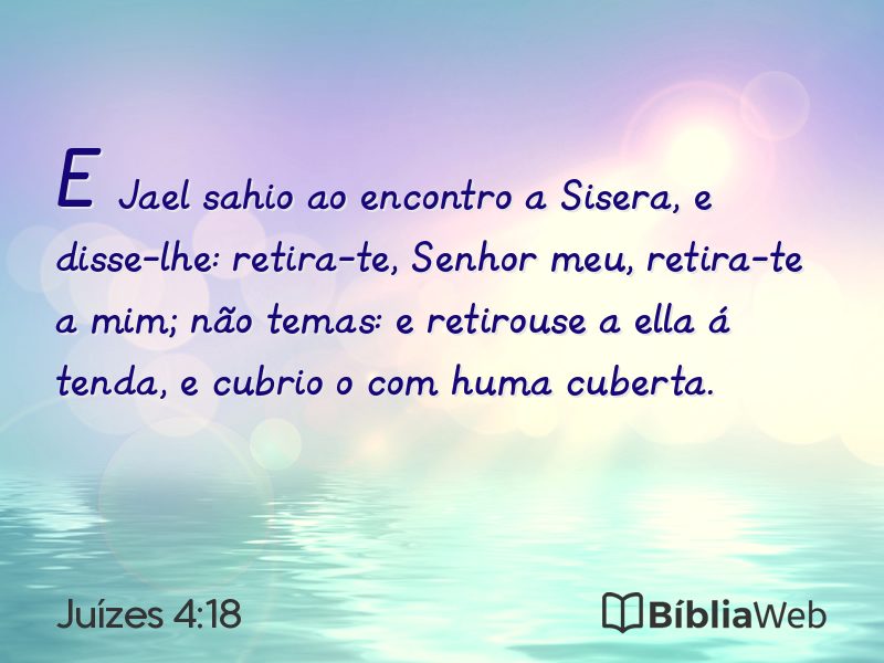 Juízes 4:18 em imagem para compartilhar