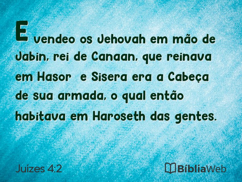 Juízes 4:2 em imagem para compartilhar