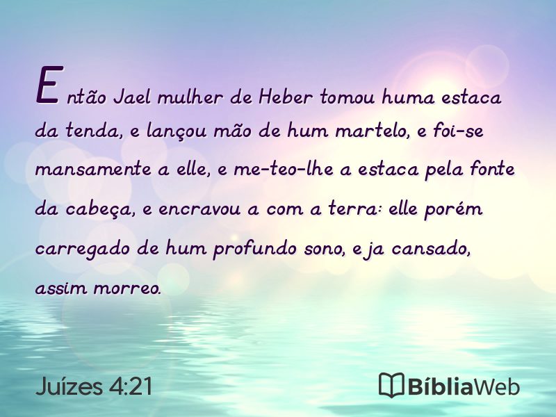 Juízes 4:21 em imagem para compartilhar