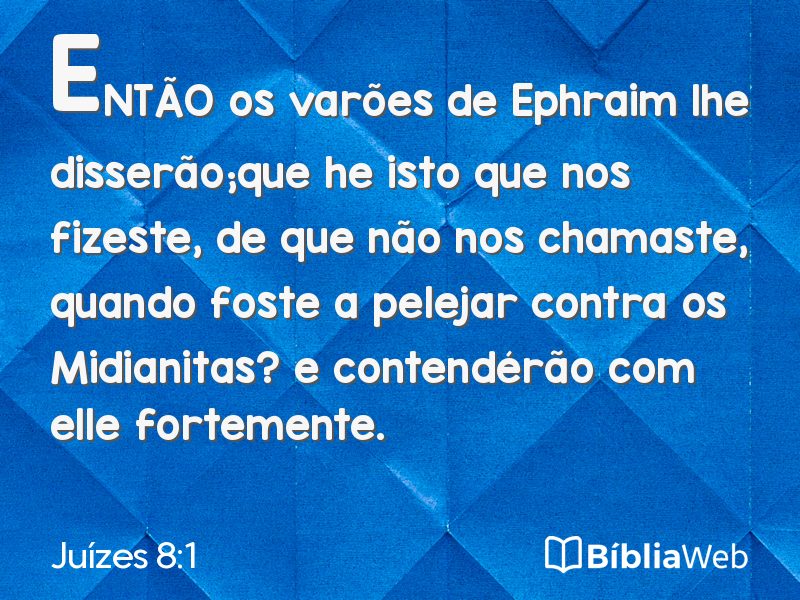 Juízes 8:1 em imagem para compartilhar