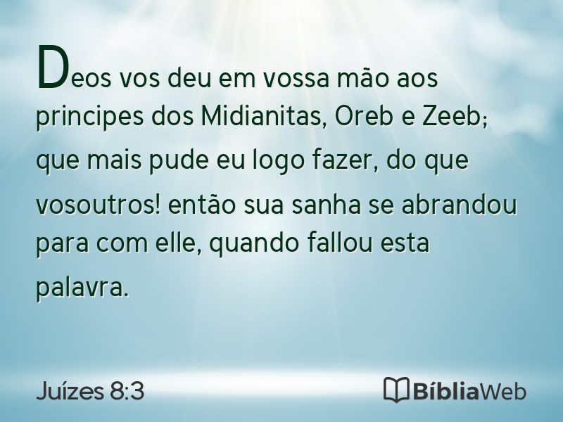Juízes 8:3 em imagem para compartilhar