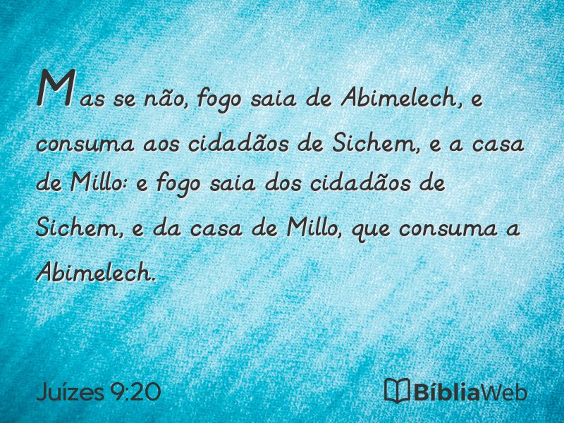 Juízes 9:20 em imagem para compartilhar