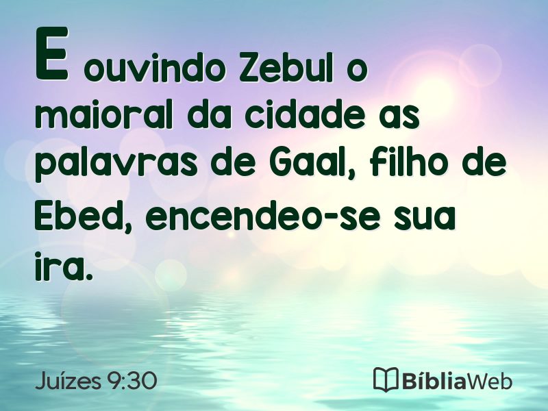 Juízes 9:30 em imagem para compartilhar