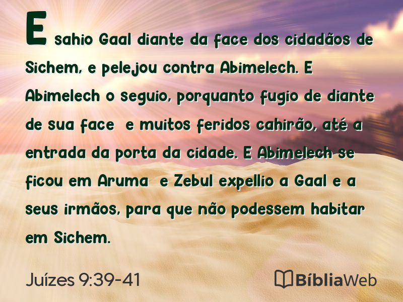 Juízes 9:39-41 em imagem para compartilhar
