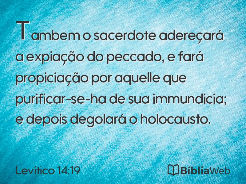 Levítico 14:19 em imagem para compartilhar