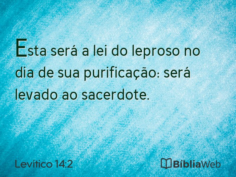 Levítico 14:2 em imagem para compartilhar
