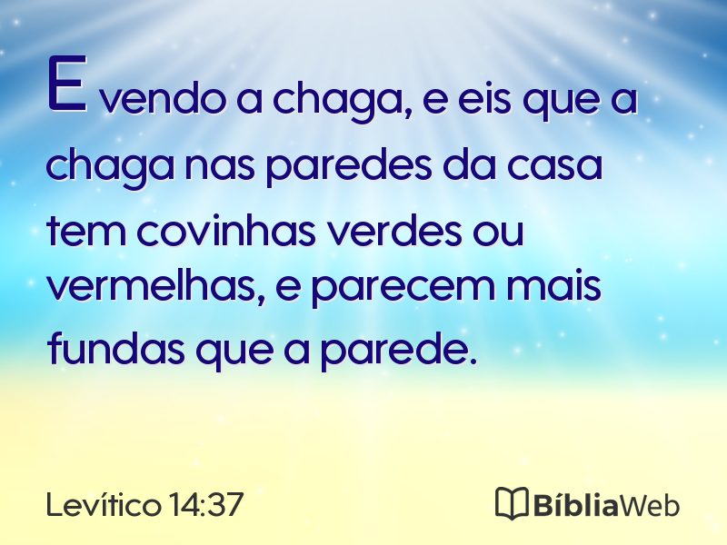 Levítico 14:37 em imagem para compartilhar