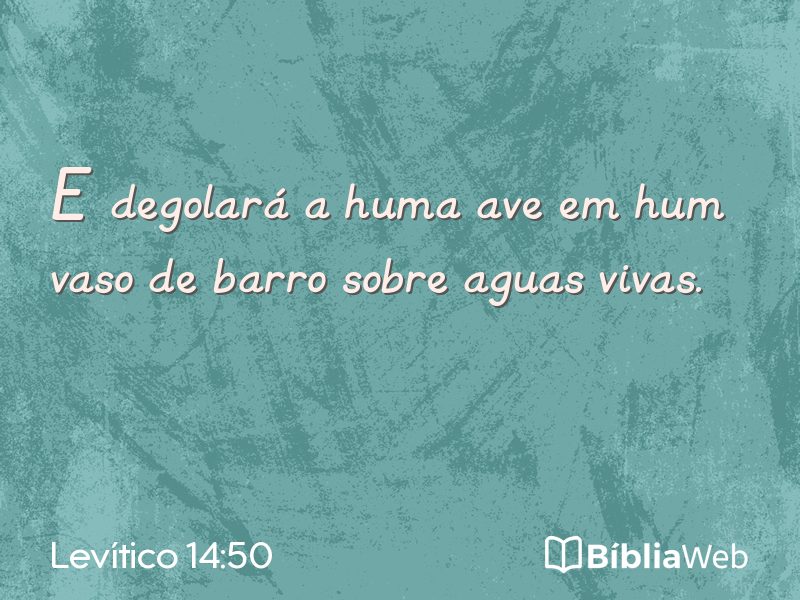 Levítico 14:50 em imagem para compartilhar